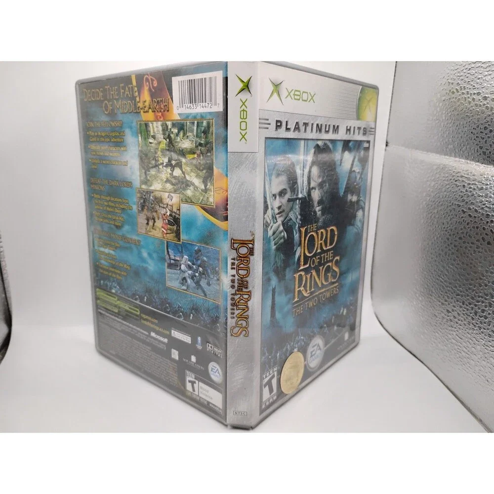 Lord of the Rings: The Two Towers Complete Platinum Original Xbox Game - Tested